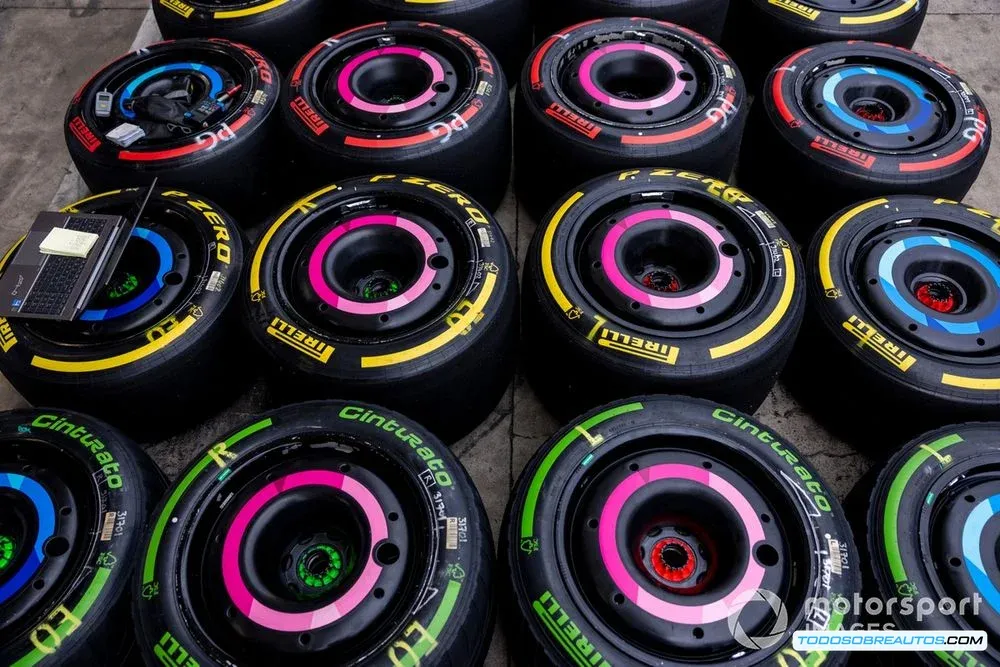 Logo o imagen de neumáticos Pirelli, representando la marca y su respuesta a la controversia.