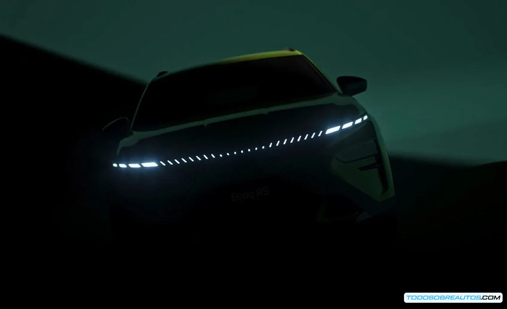 Imagen que representa la deportividad eléctrica del Skoda Elroq RS.