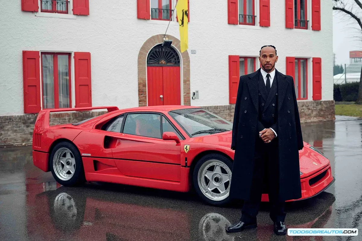 Imagen de un Ferrari F40 clásico.