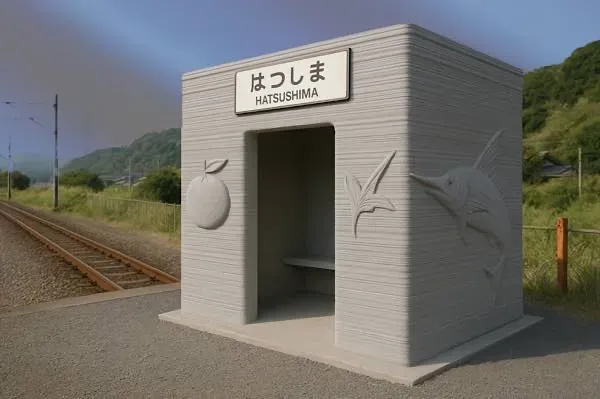 Japón Construye Estación de Tren en 6 Horas con Impresión 3D