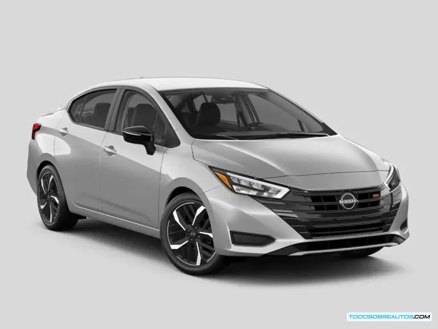 Imagen del Nissan Versa, el auto más vendido.