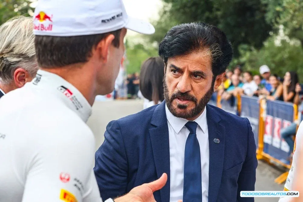 Fotografía de Mohammed Ben Sulayem, presidente de la FIA.