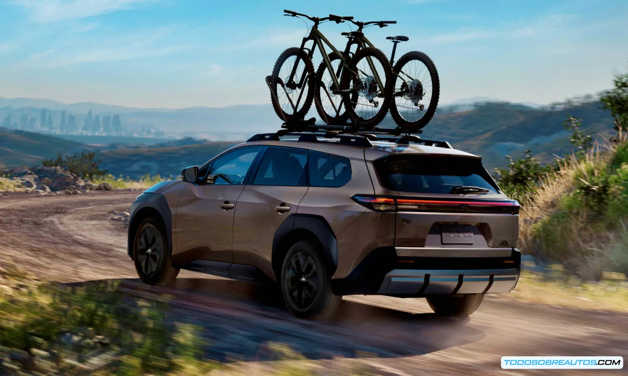 Imagen que evoque aventura y vehículos eléctricos off-road.