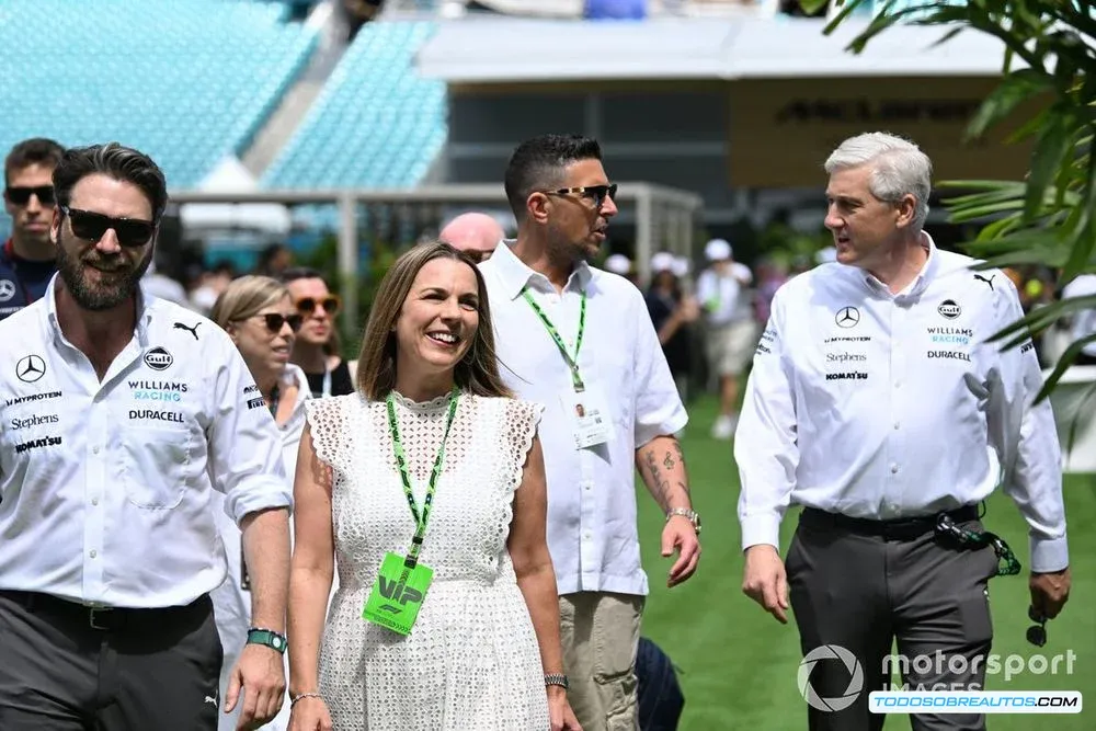 Retrato de Claire Williams, ex directora adjunta de Williams Racing.