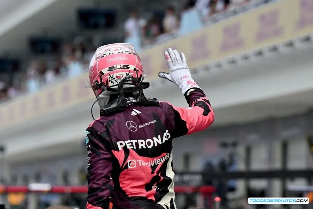 George Russell en el Gran Premio de Miami 2025.
