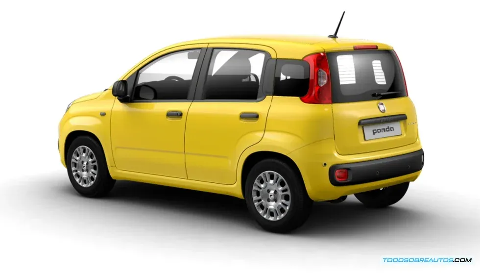 Motor del Fiat Panda Hybrid o gráfico de eficiencia de combustible