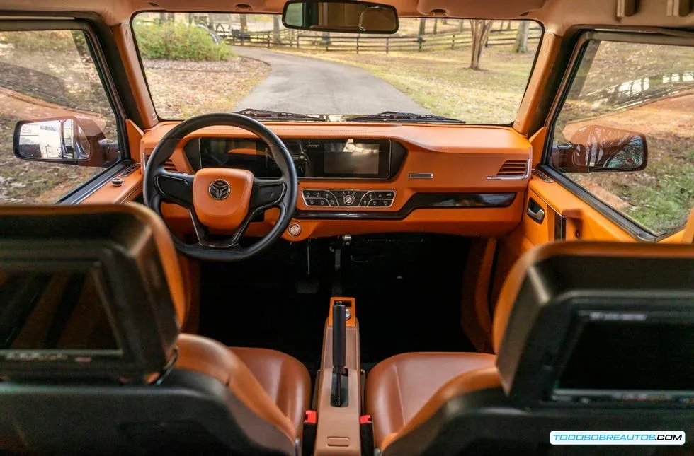 Imagen que muestra el tamaño del Bodo G-Wagon en comparación con un objeto de referencia.
