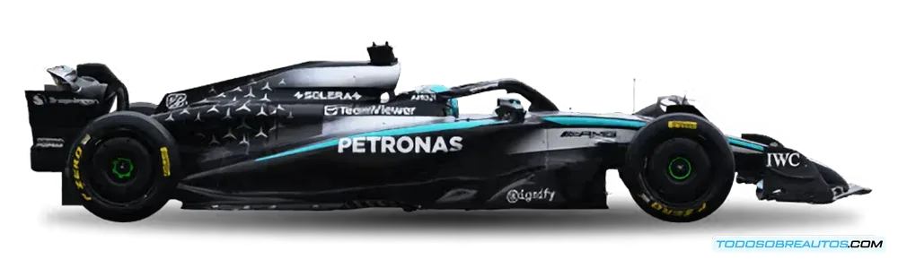 Logotipo del equipo Mercedes.