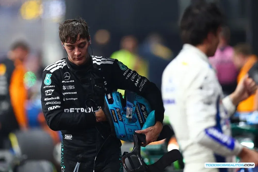 George Russell, piloto de Mercedes F1.