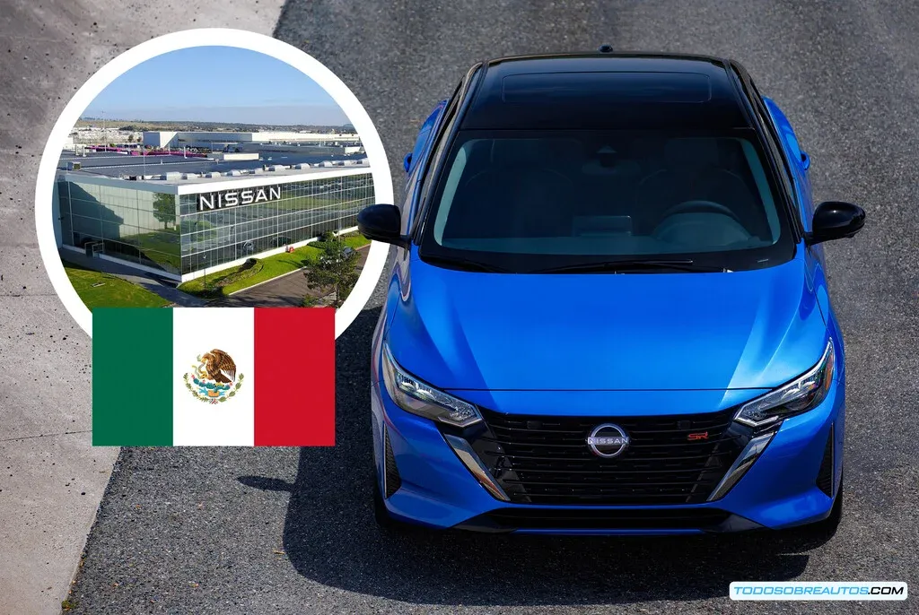 Fotografía de una planta de Nissan en México.
