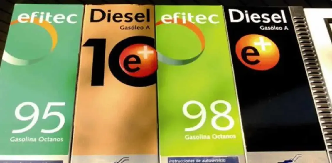 Gasolina 95 vs 98 Octanos