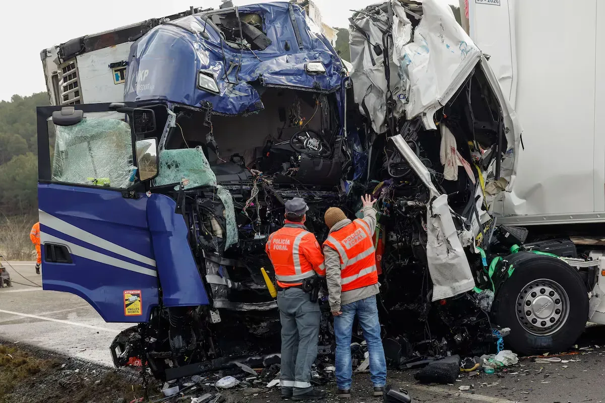 Accidente de Camión en Navarra