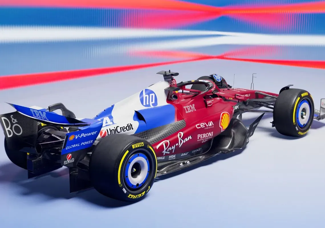 Ferrari F1 Despliega Elegancia Blanca en Miami 2025
