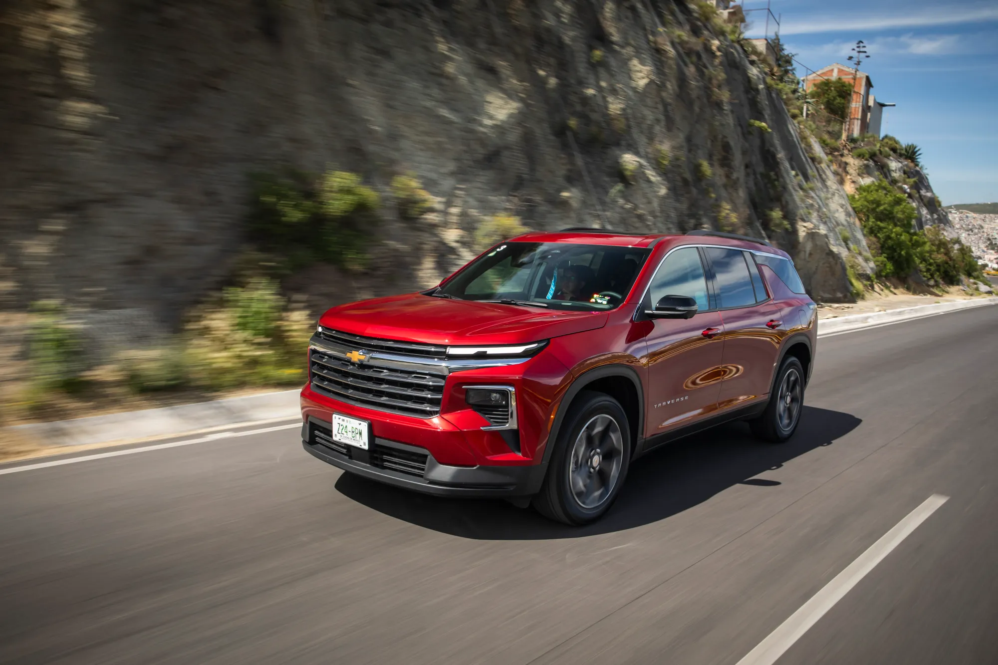 chevy traverse 2025 roja