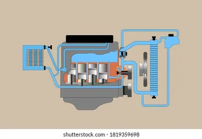 Ilustración del sistema de refrigeración