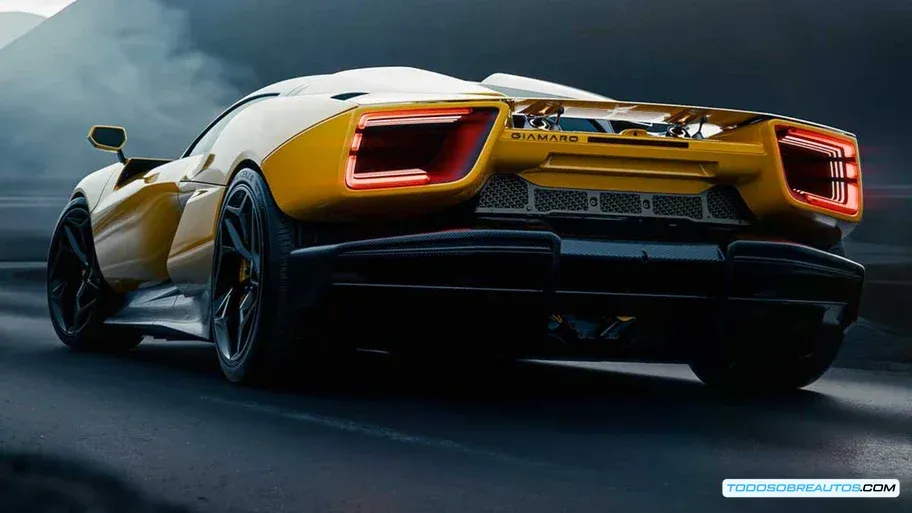 Imagen del motor V12 biturbo del Katla Hypercar.