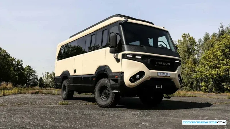 Detalle del chasis y la suspensión del Torsus Savage 4x4 2025.