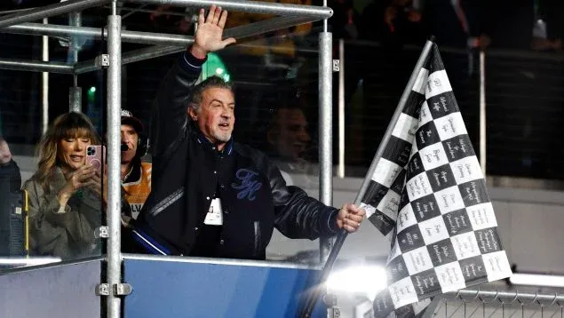 doble bandera a cuadros F1