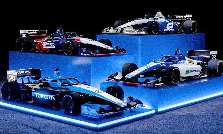 IndyCar Iowa 2025 Vehículos formula 1