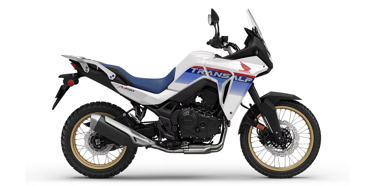 Moto Elegante Blanca XL750 Transalp