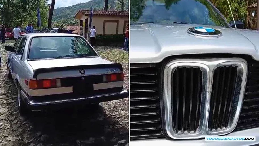Imagen de un BMW 2002, para mostrar la comparación con el E21.