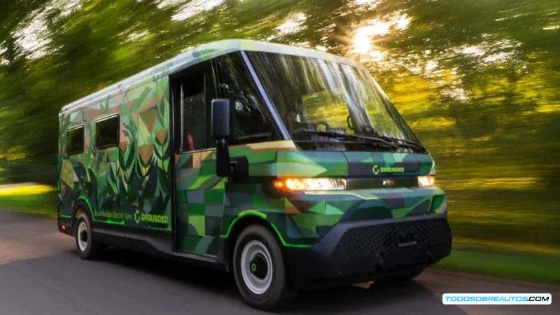Imagen de la Chevrolet BrightDrop, base de la Grounded G3.