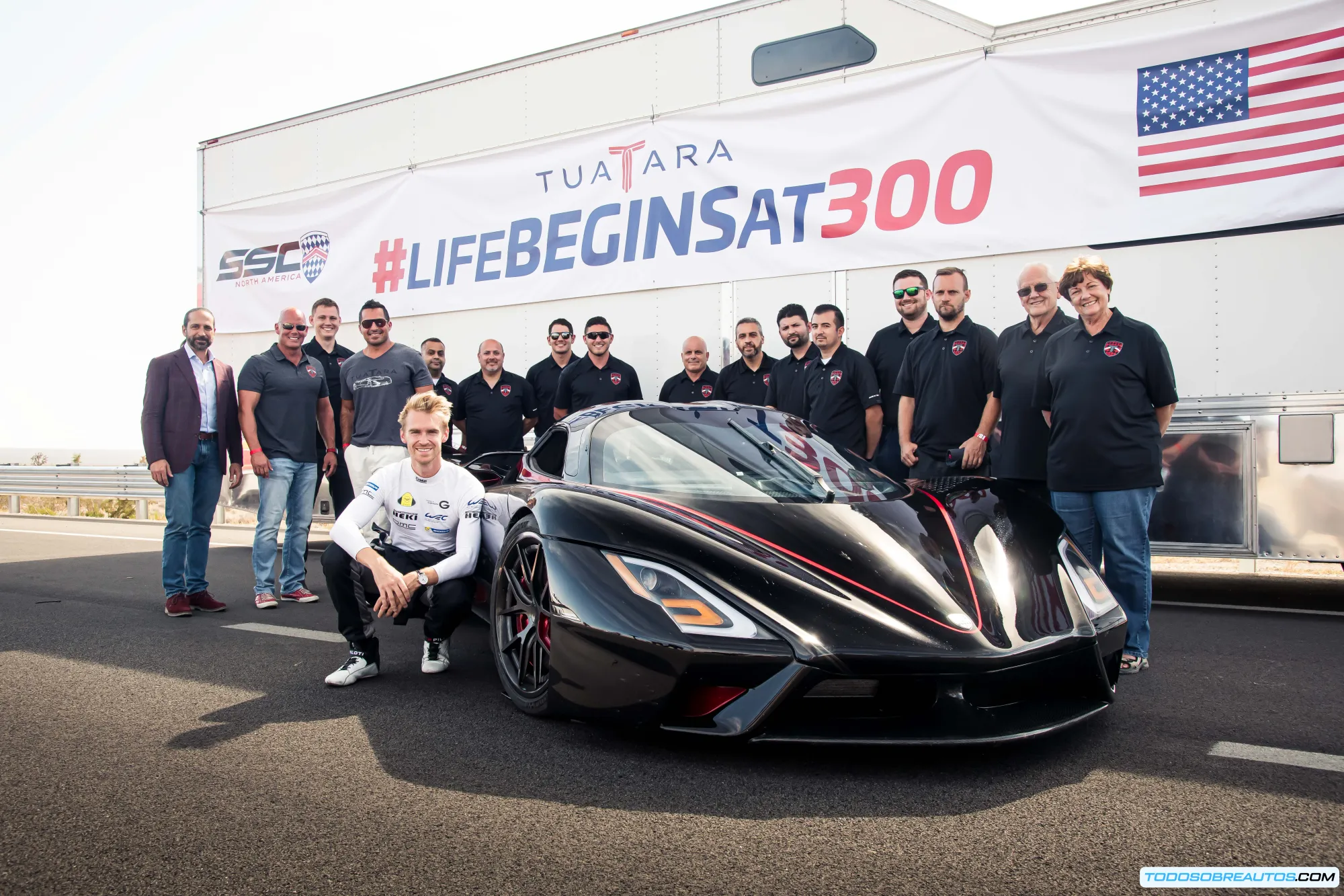 Imagen del SSC Aero en perfectas condiciones.