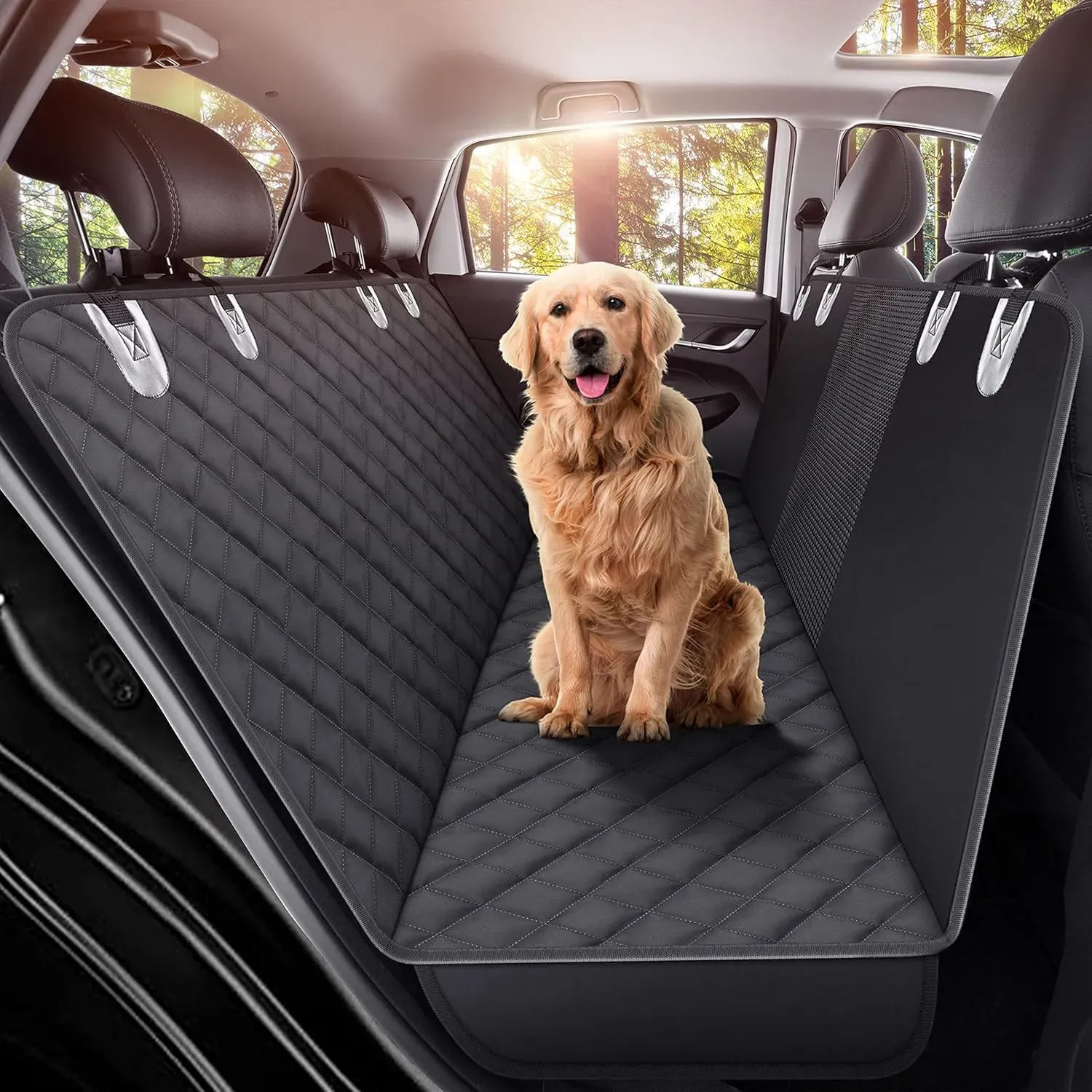 Cubierta de Asiento Trasero para la comodidad de tu mascotas