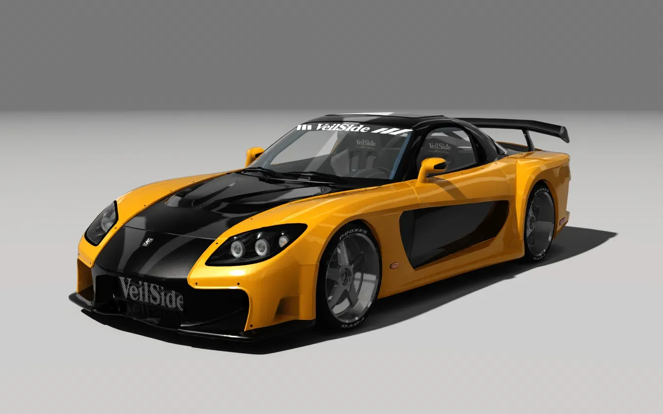 Mazda RX-7 VeilSid Color Amarillo