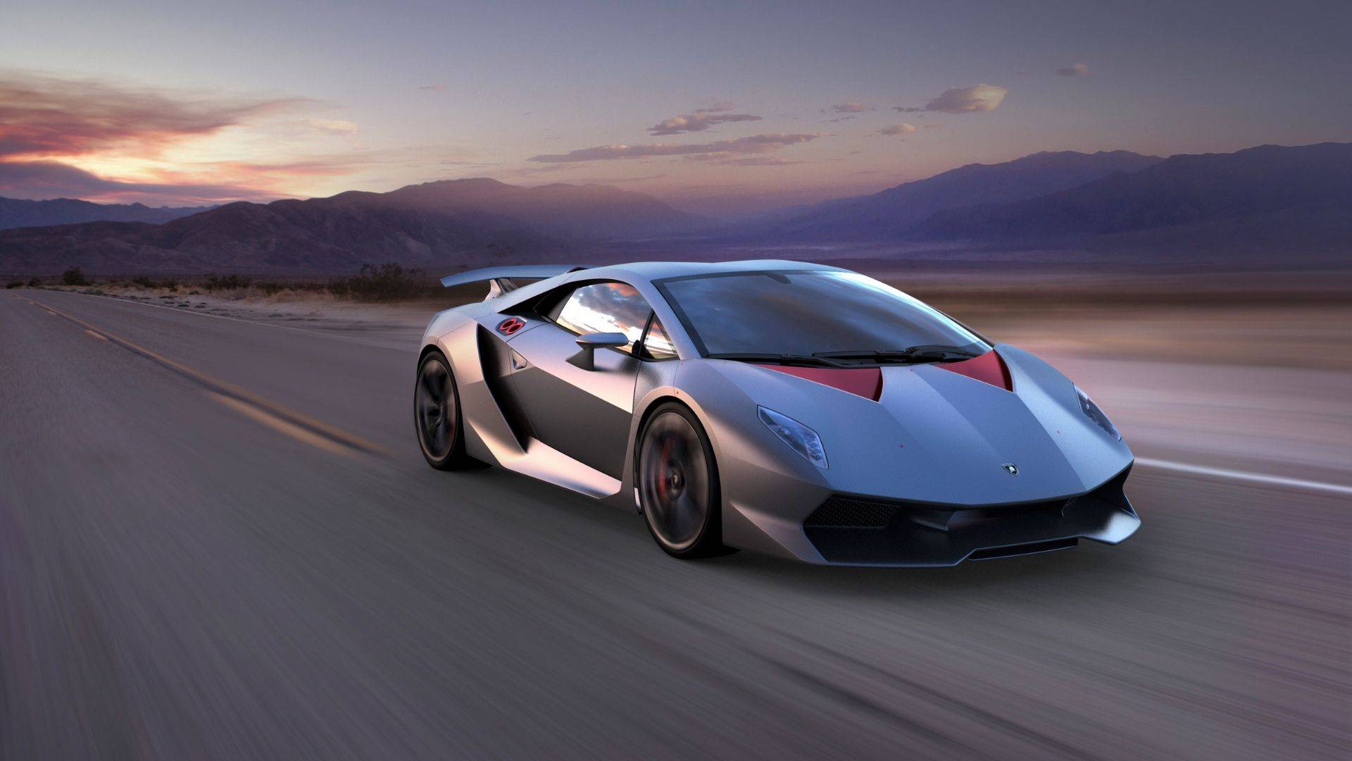 Lamborghini Sesto Elemento street legal Negro En la Vía