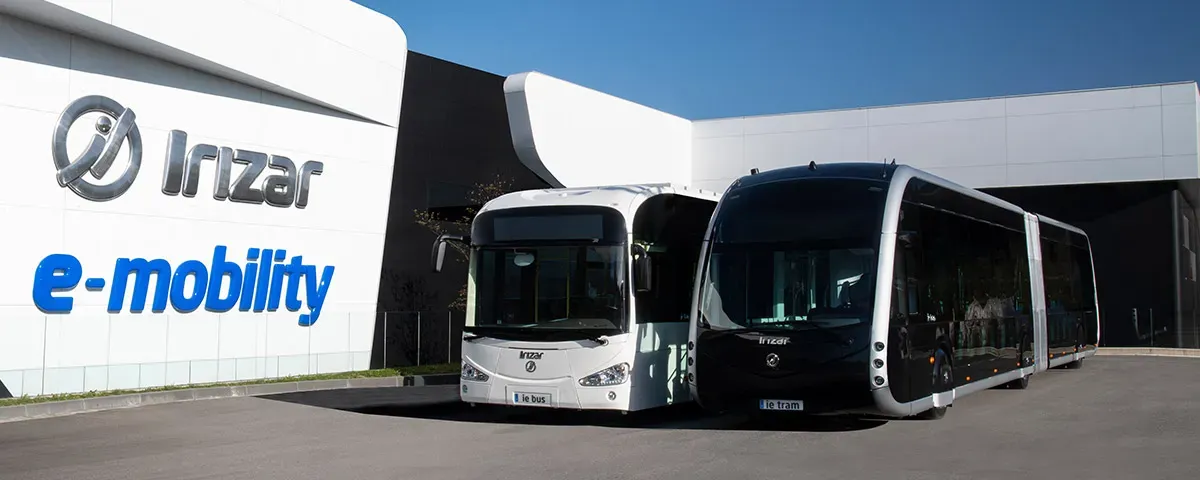 Trasporte Publico Irizar e-mobility, dos bus de la compañia