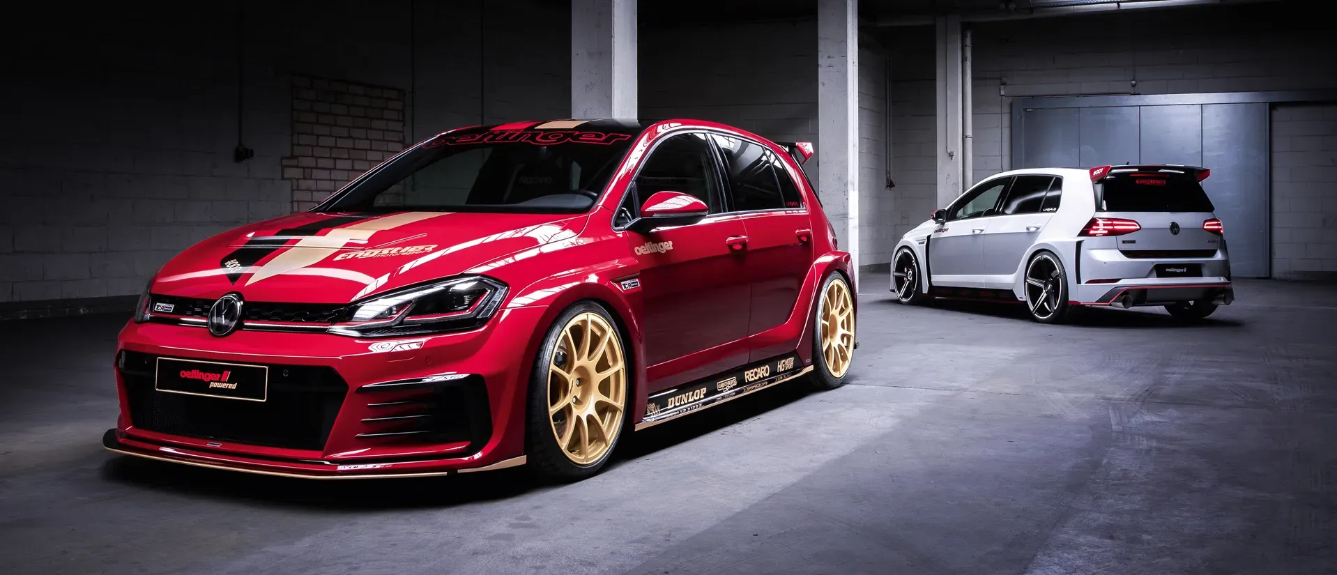tuning Volkswagen auto de carrera compacto y veloz