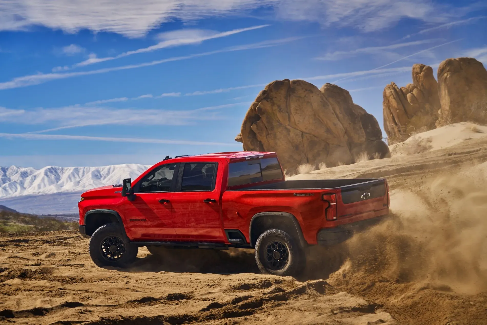 Vehículo Rojo Duramax 2026