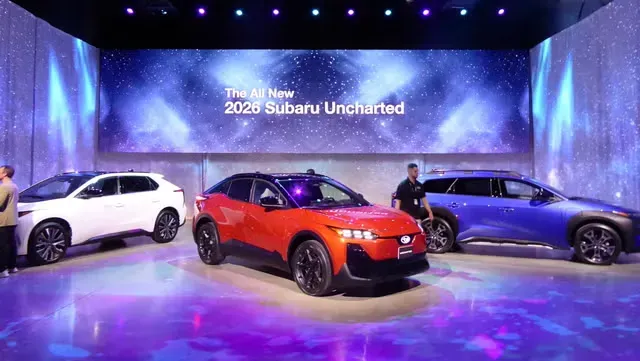 Tres Vehículos Subaru Uncharted EV