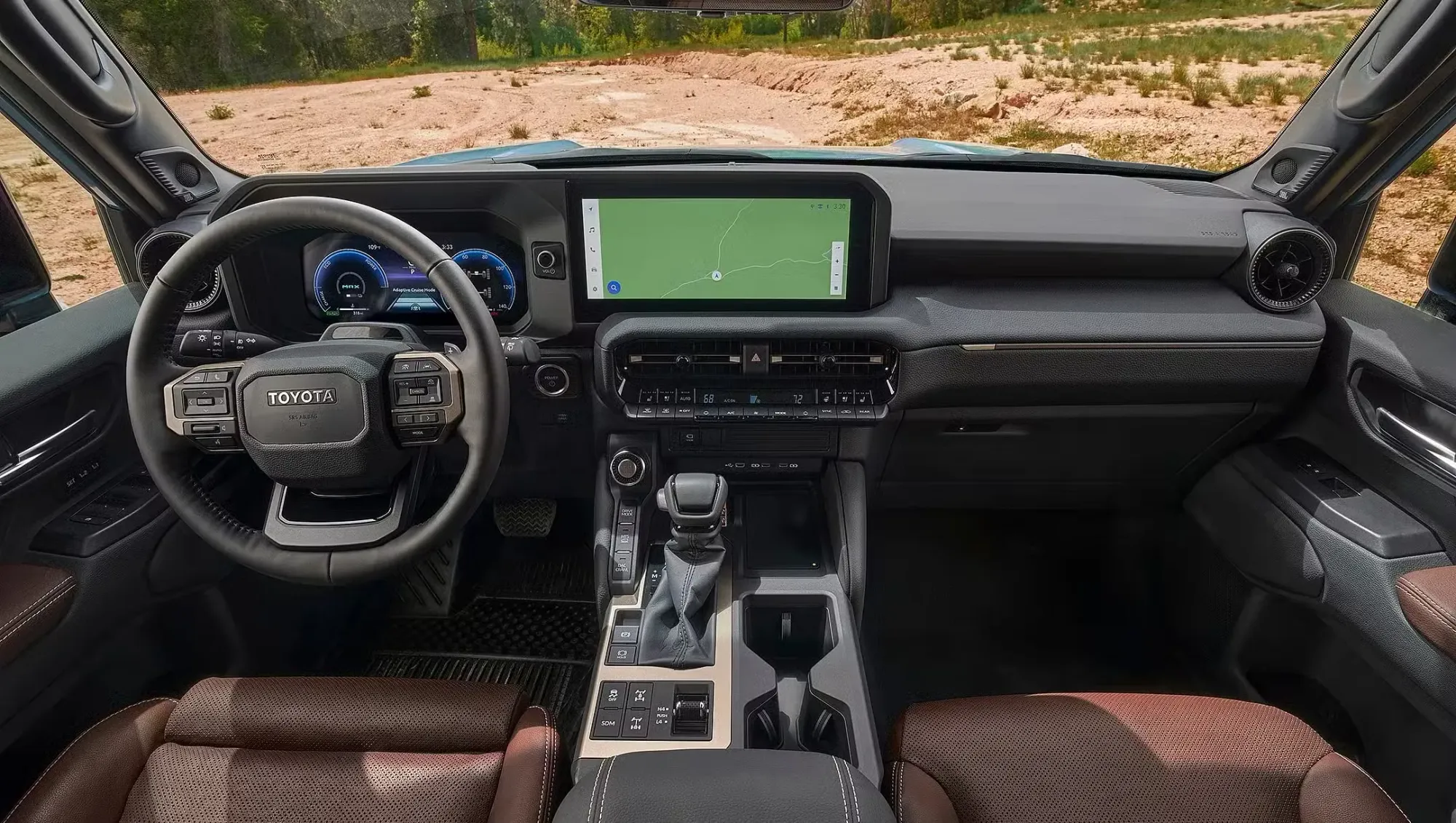 El Toyota Land Cruiser con ADN Dakar Interior