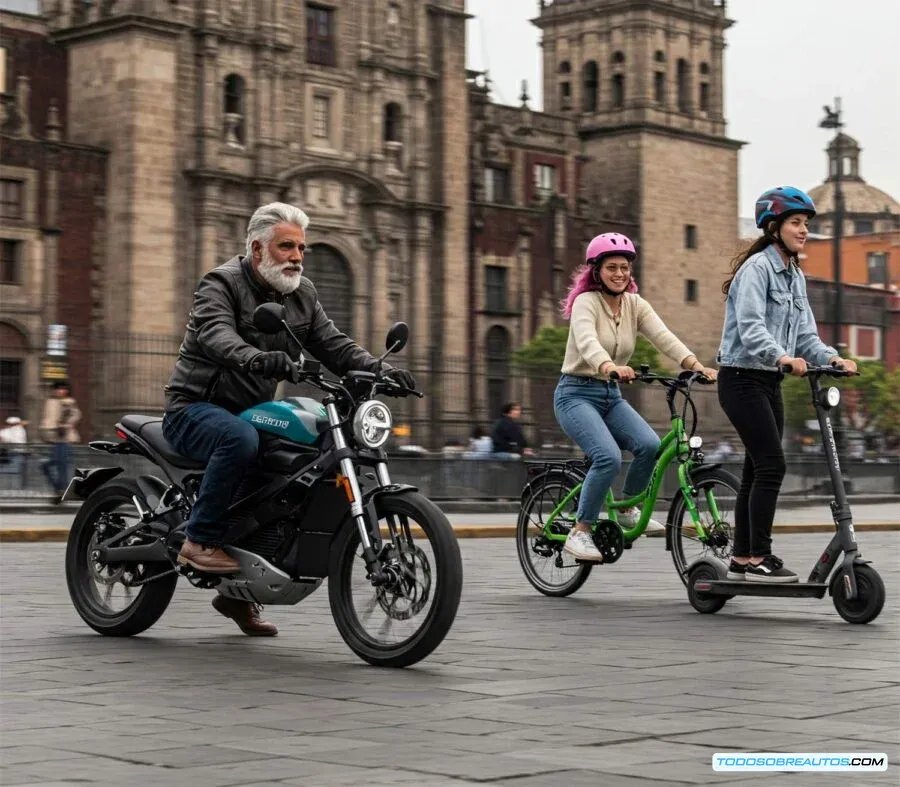 Imagen que represente la regulación de vehículos eléctricos en CDMX (ej. una placa, un agente de tránsito, etc.)