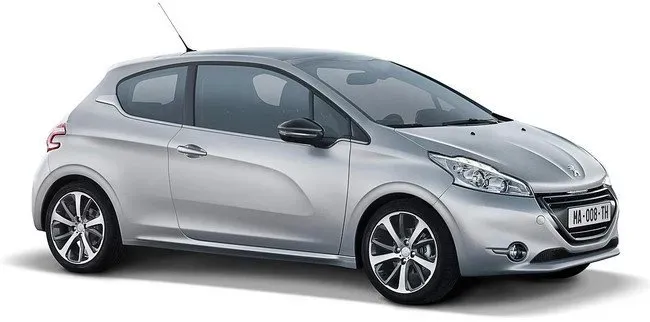 Peugeot 208 Vehículo Blanco
