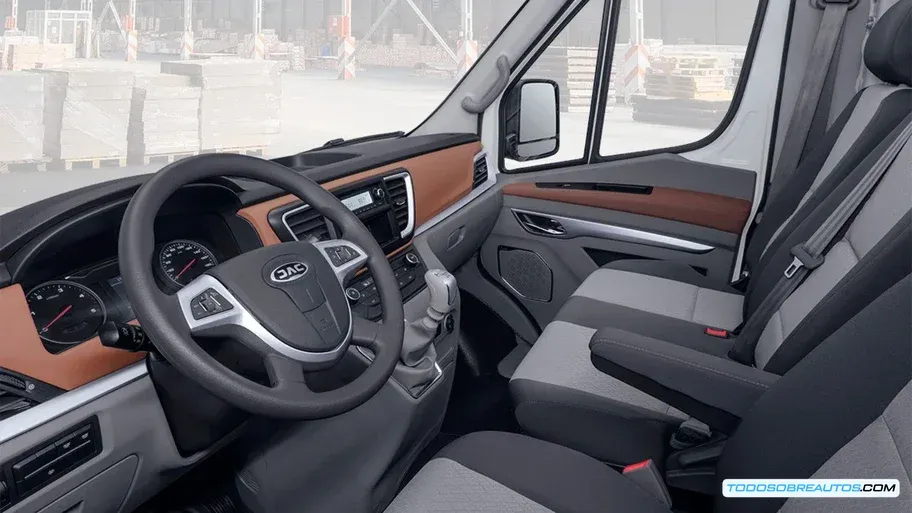 Detalle del motor o sistema de escape JAC Sunray 2026