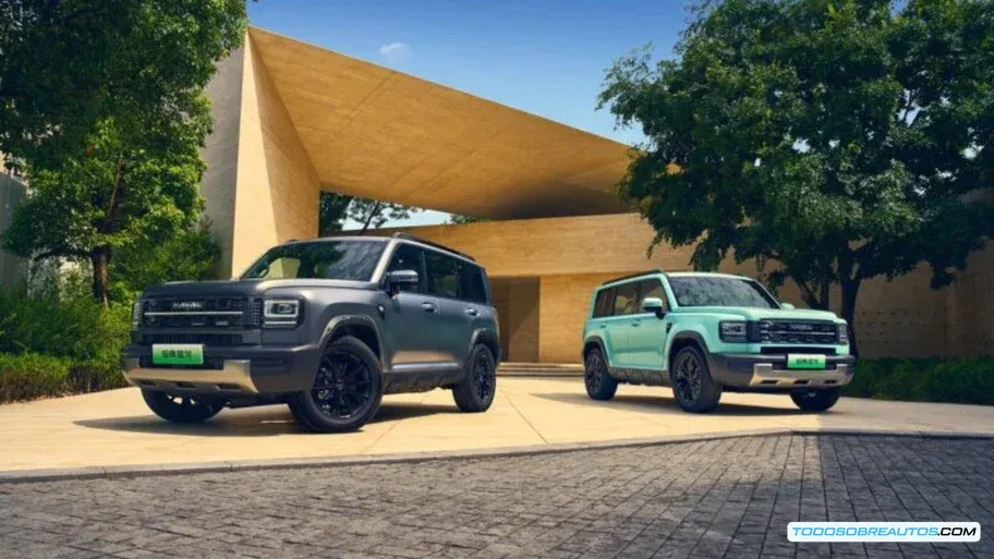 Detalles del diseño exterior del GWM Haval Raptor Hi4 2026