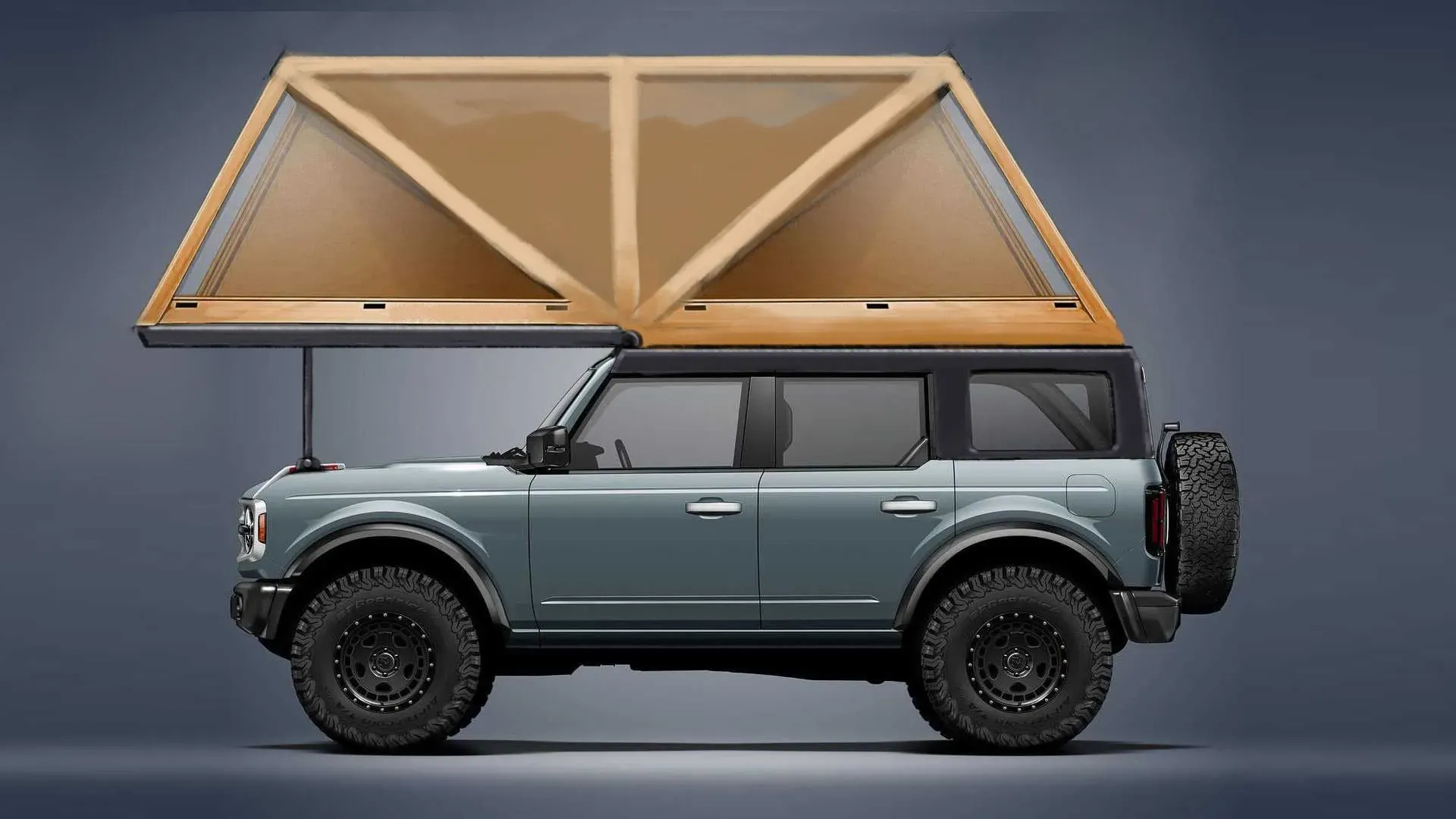 Ford Bronco camper pop-up