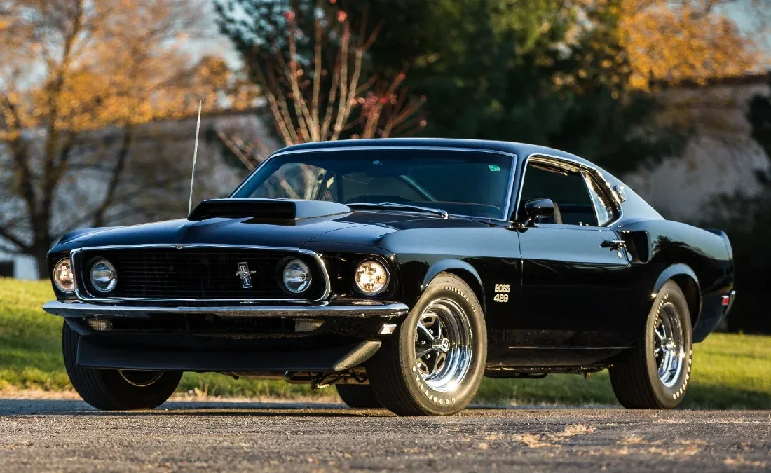 Ford Mustang clásico De Color Negro