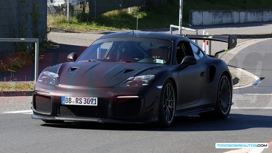 Imagen del prototipo: Detalles del posible nuevo Porsche 911 Flachbau