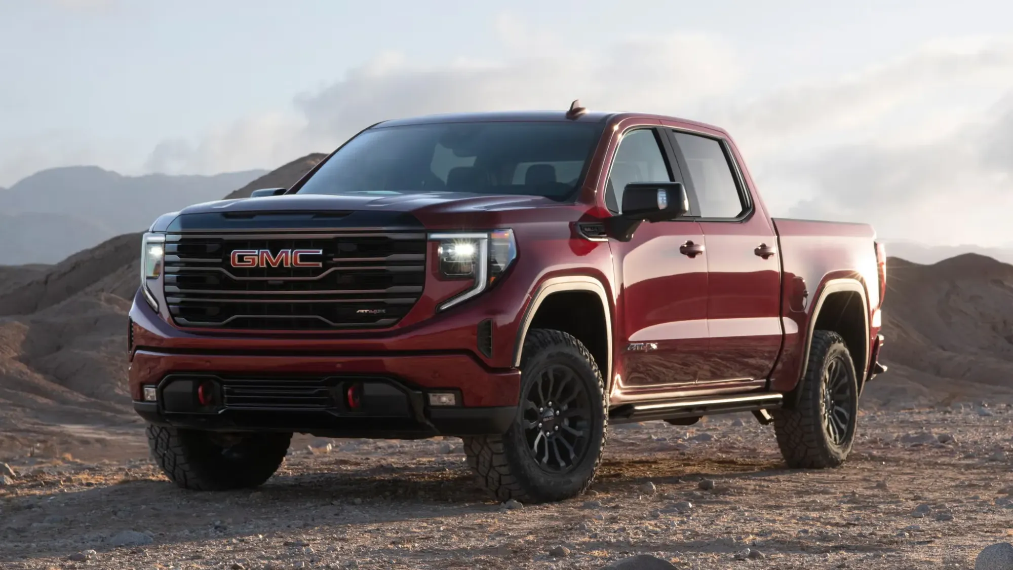 GMC Sierra 1500 vehículo rojo
