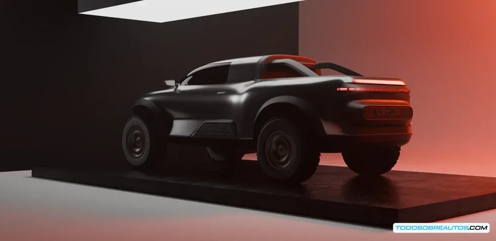 Lexus EX Concept: Detalle del frontal, mostrando la innovadora parrilla y faros.