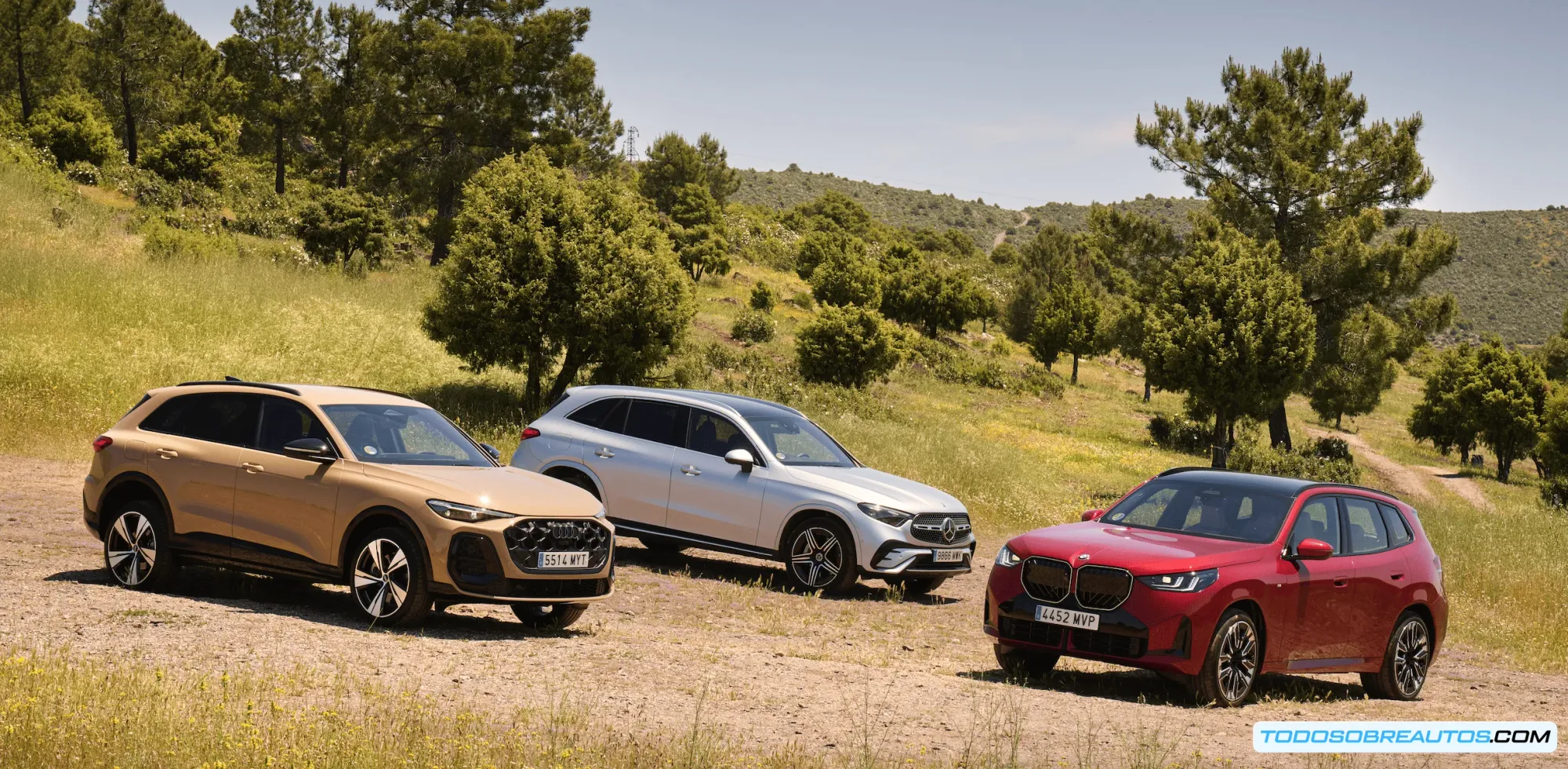 Comparativa de diseño entre el Mercedes GLC y la competencia