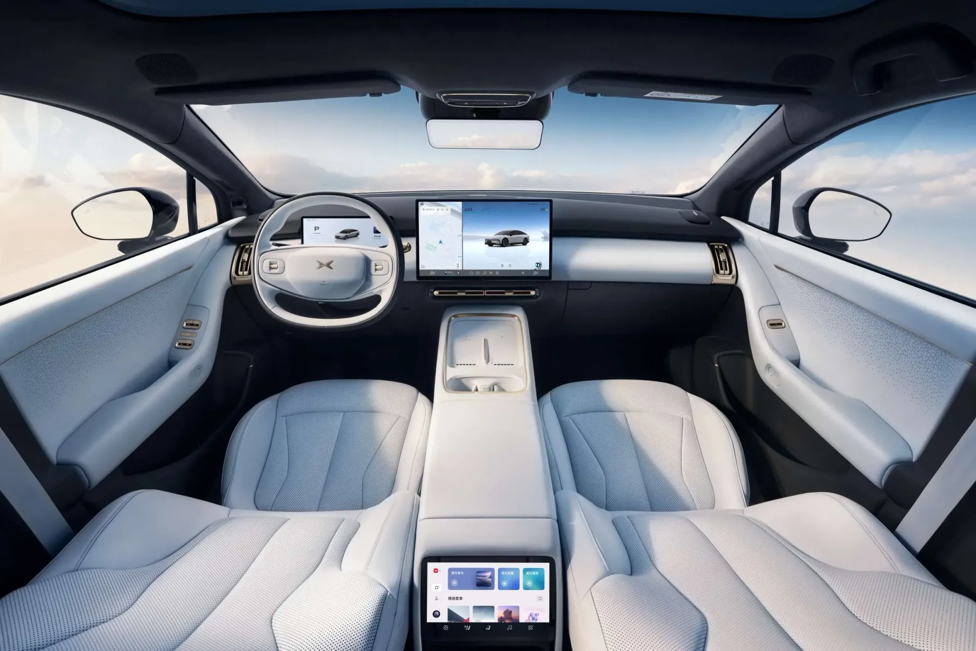 XPeng's P7+Interior