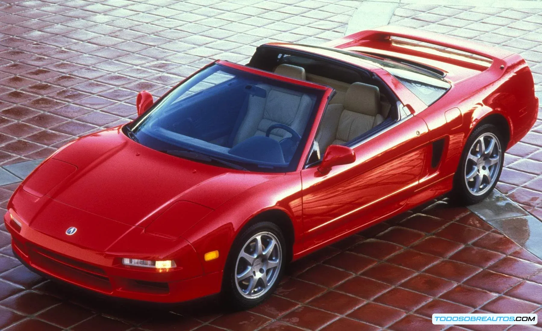 Un Acura NSX, destacando su diseño y elegancia.