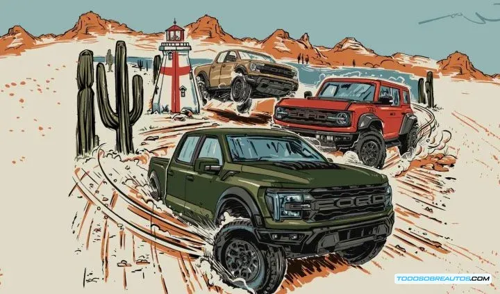Imagen promocional del Ford Raptor Rally 2025