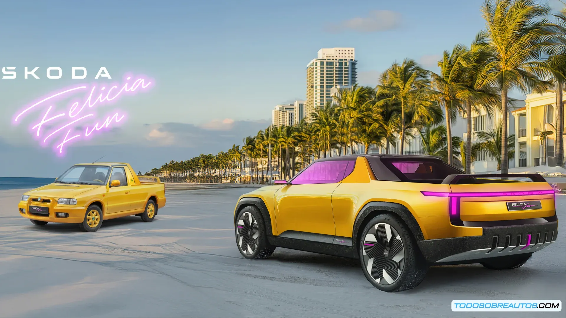 Skoda Felicia Fun Concept 2025 vista lateral