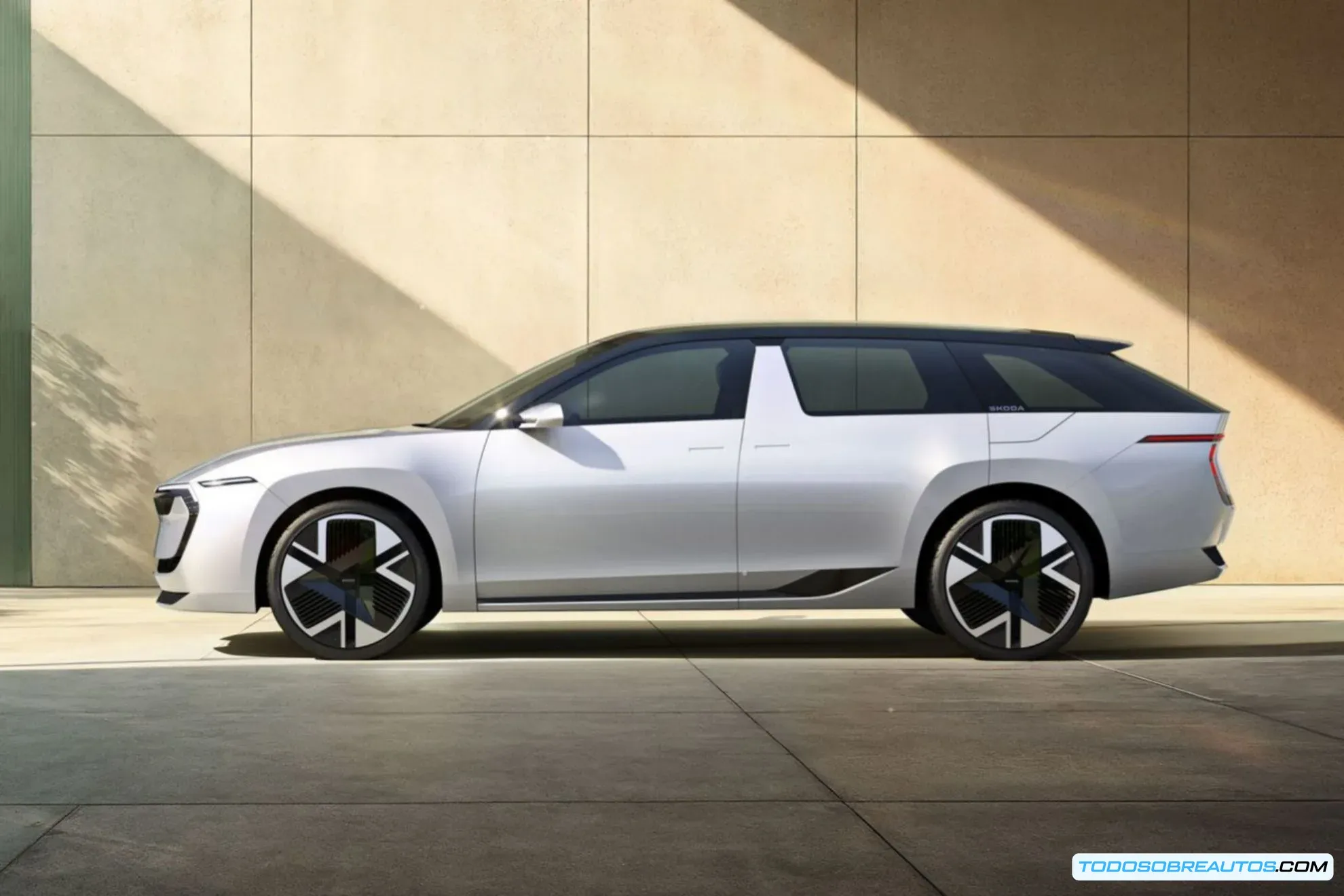 Skoda Vision O, zaga con firma lumínica en forma de 